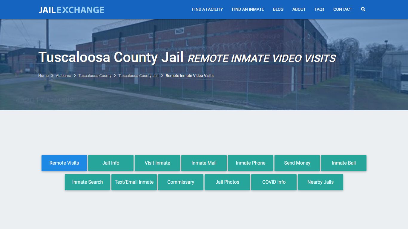 Remote Inmate Video Visitation in Tuscaloosa County Jail ...